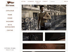 Tablet Screenshot of katana-paris.com